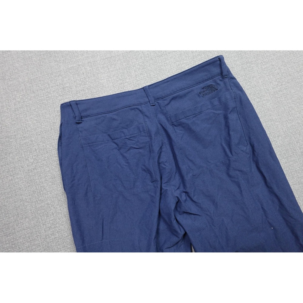 The North Face Pants Mens 34x30 Blue Woven Hiking UPF 40 Zip Pocket Climbing